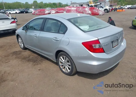 2012 Honda Civic Ex-L из США, поврежденный, VIN 19XFB2F97CE335726